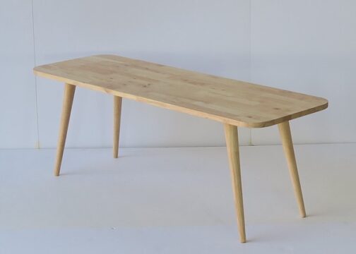 天然木をふんだんに使ったナチュラルシリーズ ＜組立家具/NATURAL SIGNATURE 120ローテーブル＞ - 画像 (2)