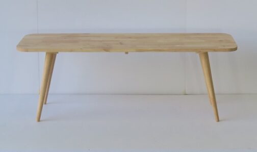 天然木をふんだんに使ったナチュラルシリーズ ＜組立家具/NATURAL SIGNATURE 120ローテーブル＞ - 画像 (3)