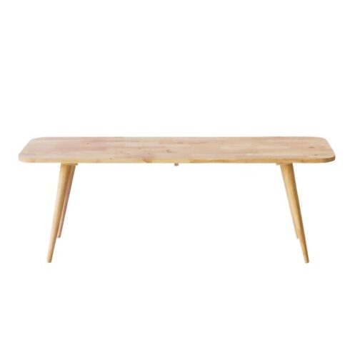 天然木をふんだんに使ったナチュラルシリーズ ＜組立家具/NATURAL SIGNATURE 120ローテーブル＞ - 画像 (9)