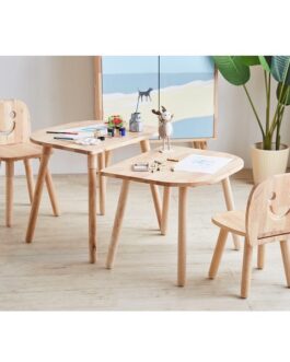 天然木をふんだんに使ったナチュラルシリーズ <組立家具/NATURAL SIGNATURE キッズデスクセットII>