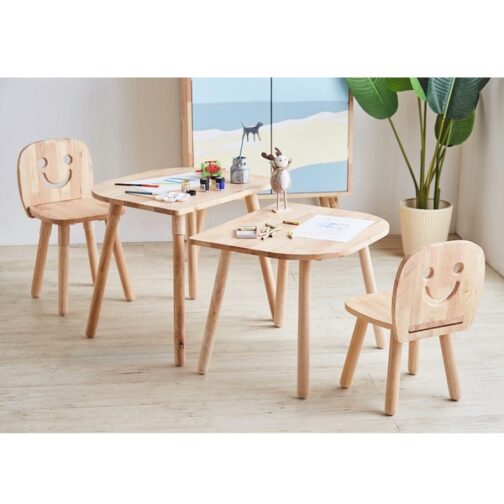 天然木をふんだんに使ったナチュラルシリーズ ＜組立家具/NATURAL SIGNATURE　キッズデスクセットII＞
