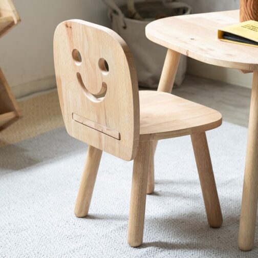天然木をふんだんに使ったナチュラルシリーズ ＜組立家具/NATURAL SIGNATURE　キッズデスクセットII＞ - 画像 (7)