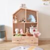 天然木をふんだんに使ったナチュラルシリーズ ＜組立家具/NATURAL SIGNATURE　ハウスシェルフ＞