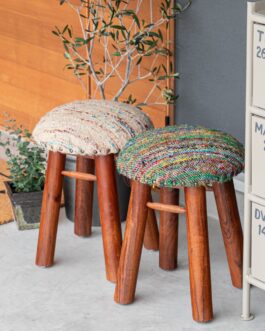 アジアンテイストの可愛らしいファブリックスツール<ienowa/スツール アルメニア2色>