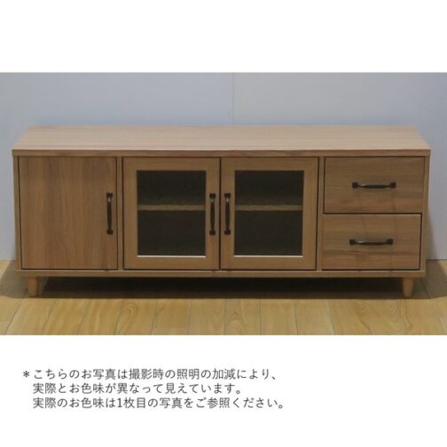 ナチュラルなテイストが魅力的なシリーズ ＜組立家具/120ローボード　エリス＞ - 画像 (2)