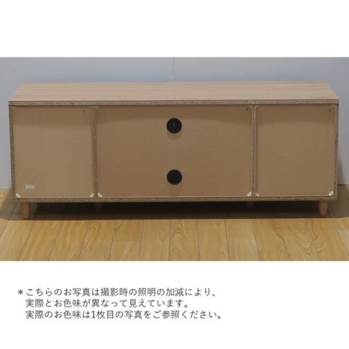 ナチュラルなテイストが魅力的なシリーズ ＜組立家具/120ローボード　エリス＞ - 画像 (4)