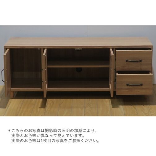 ナチュラルなテイストが魅力的なシリーズ ＜組立家具/120ローボード　エリス＞ - 画像 (5)