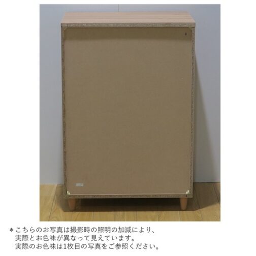 ナチュラルなテイストが魅力的なシリーズ ＜組立家具/60チェスト　エリス＞ - 画像 (5)
