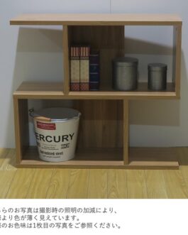 ナチュラルなテイストが魅力的なシリーズ <組立家具/2段シェルフ エリス>