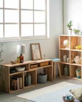 天然木をふんだんに使ったナチュラルシリーズ <組立家具/NATURAL SIGNATURE 伸縮ボード>