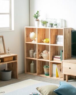 天然木をふんだんに使ったナチュラルシリーズ <組立家具/NATURAL SIGNATURE シェルフ>