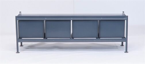 使うと雰囲気の良くなるスチールチェスト ＜ienowa/横型4杯引出チェスト　MSG GY色＞ - 画像 (6)
