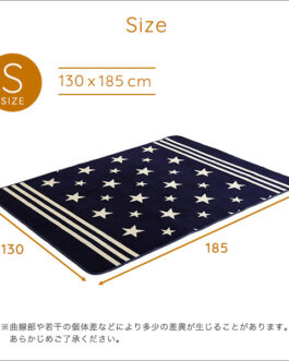 マイクロファイバー・デザインラグマットSサイズ（130×185cm）洗えるラグマット　【WASHFA】