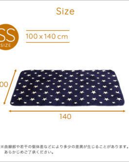 マイクロファイバー・デザインラグマットSSサイズ（100×140cm）洗えるラグマット 【WASHFA】