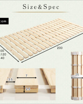 すのこベッドロール式　檜仕様(シングル)【涼風】