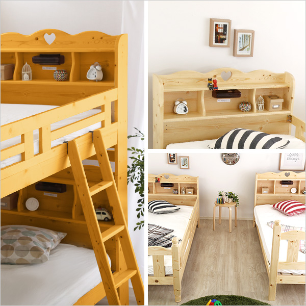 耐震仕様のすのこ2段ベッド【CERRADO-セラード-】(ベッド すのこ 2段) - 画像 (4)