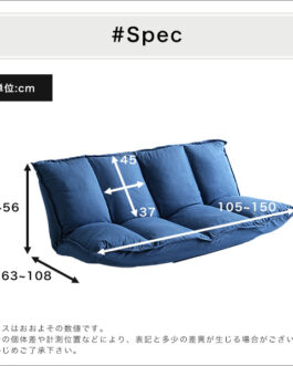 デニム調マルチソファ(2Way)ソファスタイル、ベッドスタイル【Belov-ベロフ-】