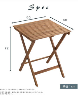 人気の折りたたみガーデンテーブル（木製）アカシア材を使用 | Xiao-シャオ-