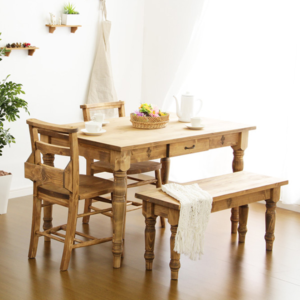 カントリーダイニングセット【Almee-アルム-】5点セット - 画像 (20)