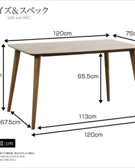 ダイニング【Egill-エギル-】ダイニングテーブル単品（幅120cmタイプ）