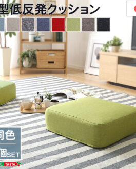 しっとり沈むカバーリング低反発クッション　洗濯可能なクッションカバー 角型【 joue – ジュー – 】同色 2個SET