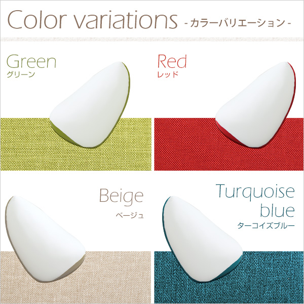 ジャンボビーズクッション【Ovo-オーヴォ-】(伸縮 しっかり生地 日本製) - 画像 (3)