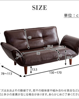 絶妙な弾力のヴィンテージカウチソファ　【LUKAS-ルーカス-】