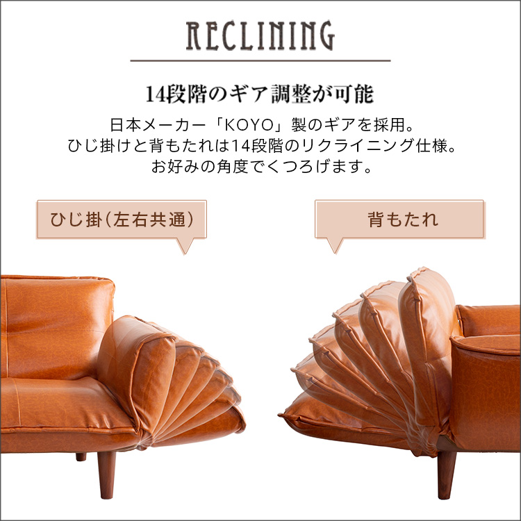 ヴィンテージカウチソファ オットマンセット 【LUKAS-ルーカス-】 - 画像 (6)