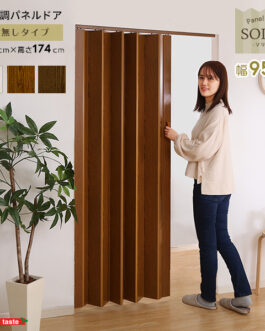 高級感溢れる工事不要な木目調パネルドア　-SOLIS（ソリス）-