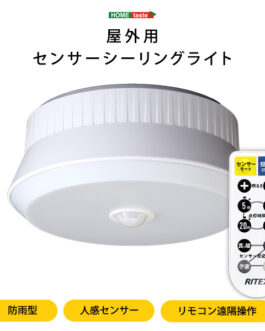 屋外用センサーシーリングライト