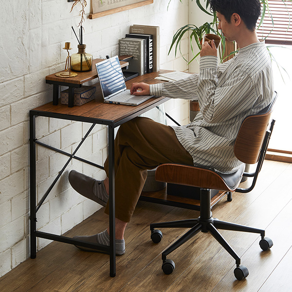 ゆるやかなカーブが美しいデスクチェア 2点セット【Gwyn×Lubbock】 - 画像 (10)